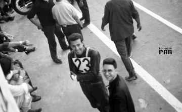 'Squalo Alberto' (Albert Gimeno). 24 horas de Montjuïc 1963 (Foto: Ignacio Par)